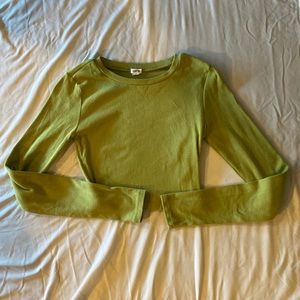 Women’s Garage long sleeve cropped tee
